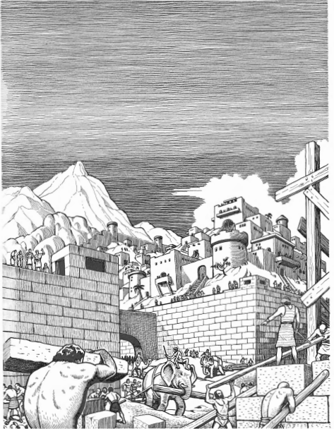 Humanity Gathering in Newly Built Cities After the Flood