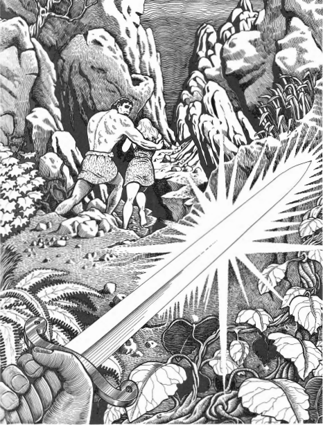 A Flaming Sword Guards the Garden